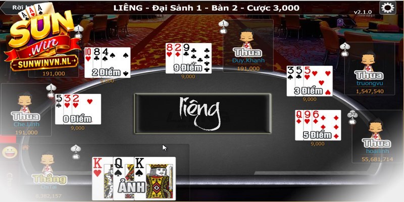Liêng là tựa game bài dân gian sở hữu lượng người chơi vô cùng đông đảo